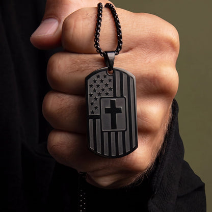 FAITH & SERVICE - DOG TAG NECKLACE